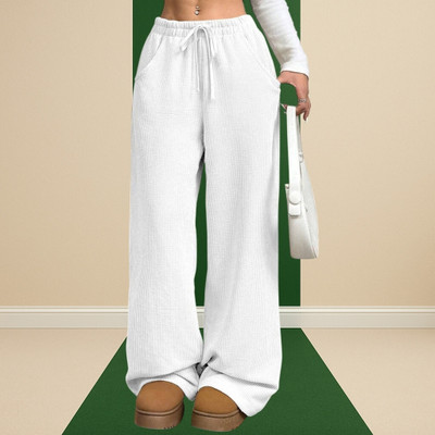 Trendnaari Regular Fit Women White Trousers