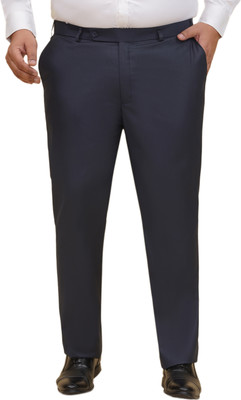 JOHN PRIDE Regular Fit Men Blue Trousers