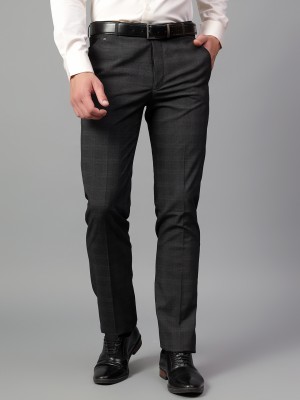 CANTABIL Regular Fit Men Grey Trousers