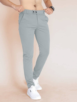 STYROVA. Slim Fit Men Grey Trousers