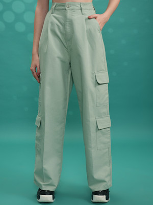Tokyo Talkies Women Green Trousers