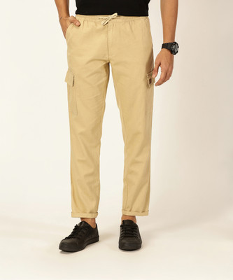 THOMAS SCOTT Relaxed Men Beige Trousers