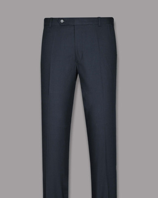 french crown Regular Fit Men Dark Blue Trousers