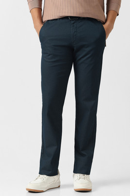 VAN HEUSEN SPORT Slim Fit Men Blue Trousers