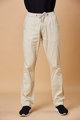 bEEVEE Regular Fit Men Beige Trousers