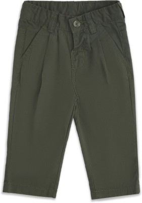 Pantaloons Baby Regular Fit Baby Boys Green Trousers