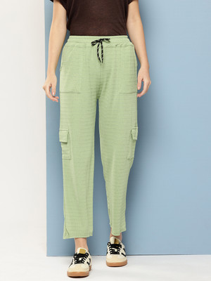 METRONAUT Regular Fit Women Light Green Trousers