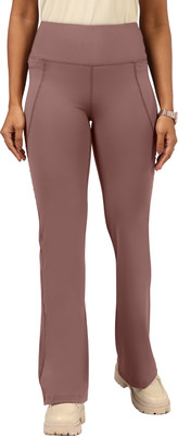 BlissClub The Ultimate Flare Pants - Regular Flared Women Khaki Trousers