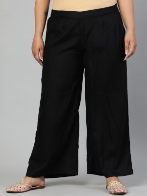 Buy online Cotton Black Straight Palazzo from Skirts, tapered pants &  Palazzos for Women by Valles365 By S.c. for ₹759 at 62% off | 2023  Limeroad.com