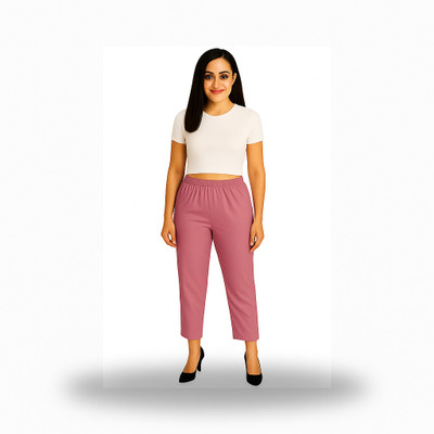 seemati Regular Fit Women Blue Trousers