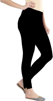 comfort fashion Ankle Length Western Wear Legging(Black, Solid)