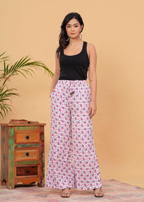 welcomekurti Regular Fit Women White Trousers