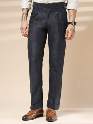 italianvega Regular Fit Men Dark Blue Trousers