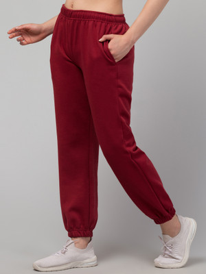 ASADGARMENTS Solid Men Maroon Track Pants