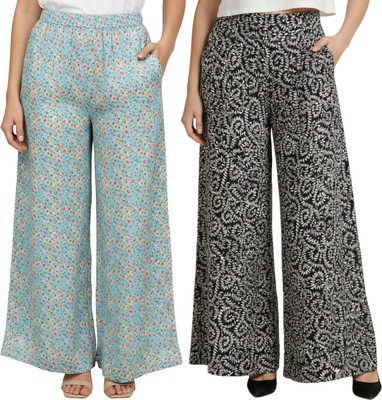 KWSH Regular Fit Women Multicolor Trousers