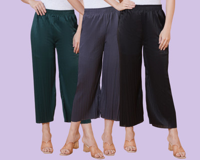 Kasendra Regular Fit Women Multicolor Trousers