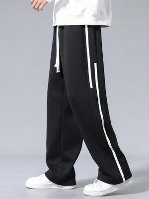 Leriya Fashion Regular Fit Men Black Trousers