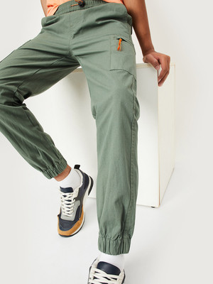 MAX Regular Fit Boys Green Trousers