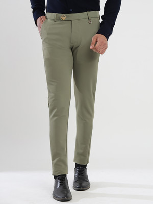 MANTICORE Regular Fit Men Green Trousers