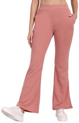 Dwarros Women Pink Trousers