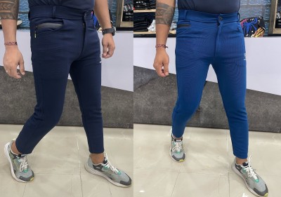 We Perfect Slim Fit Men Blue, Blue Trousers