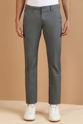 Allen Solly Slim Fit Men Grey Trousers