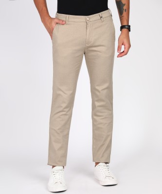 KILLER Slim Fit Men Khaki Trousers