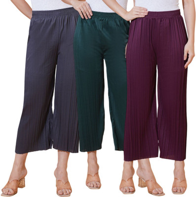 Kintu Parantu Regular Fit Women Multicolor Trousers
