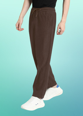 shri krishna textiles Regular Fit Men Brown Trousers