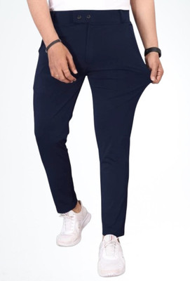 Nitya TrackP Regular Fit Men Blue Trousers