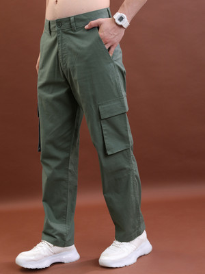 HIGHLANDER Regular Fit Men Green Trousers