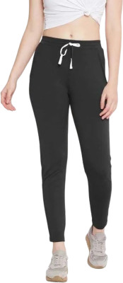 Trandone Regular Fit Women Black Trousers