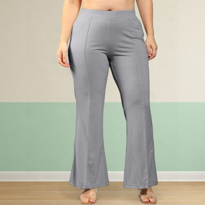 Anitafashion Loose Fit Women Grey Trousers