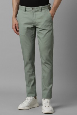 LOUIS PHILIPPE Slim Fit Men Green Trousers