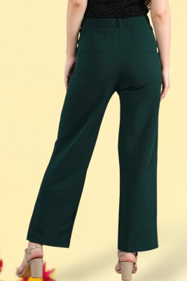 NEYSA Regular Fit Women Green Trousers