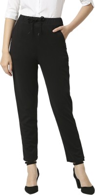 Smarty Pants Regular Fit Women Black Trousers