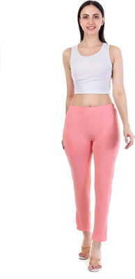 Fabricia Regular Fit Women Pink Trousers