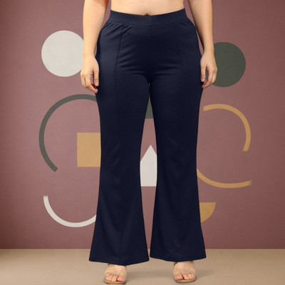 Anitafashion Regular Fit Women Dark Blue Trousers