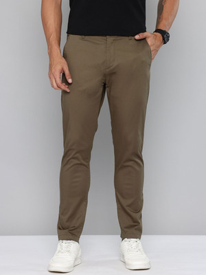FLYING MACHINE Slim Fit Men Brown Trousers