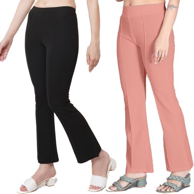 SriSaras Regular Fit Women Multicolor Trousers