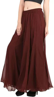 Kicha Flared Women Brown Trousers