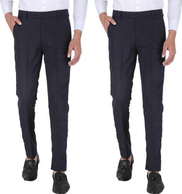 METRONAUT Slim Fit Men Multicolor Trousers