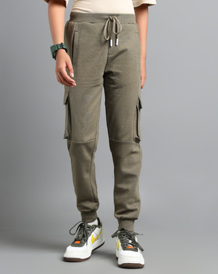 Under Fourteen Only Comfort Fit Boys Green Trousers