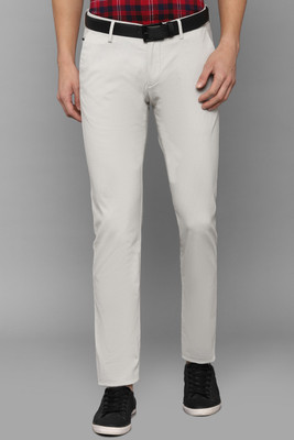 Allen Solly Slim Fit Men Grey Trousers