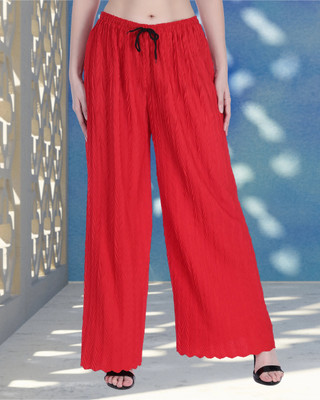 Tazmique Fashion Regular Fit Women Red Trousers