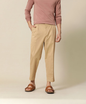 Mr Bowerbird Regular Fit Men Beige Trousers