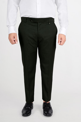 french crown Regular Fit Men Green Trousers