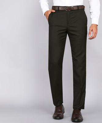 Raymond Slim Fit Men Brown Trousers