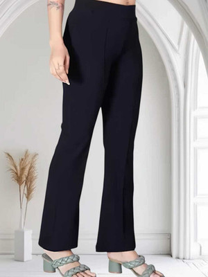 Tiki Tees Regular Fit Women Dark Blue Trousers