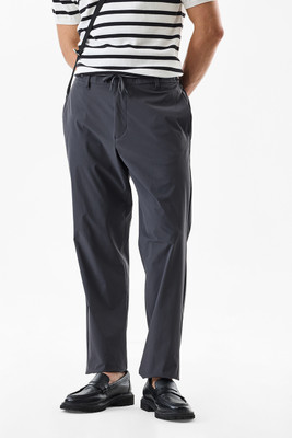 Snitch Regular Fit Men Black Trousers
